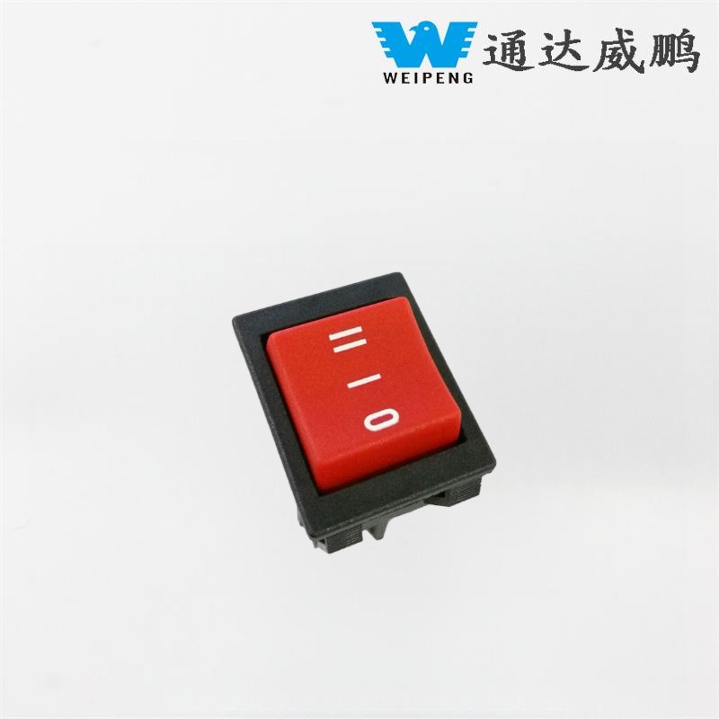 6-পিন 3-পজিশন ডাবল রিসেট 16A হাই-কারেন্ট সুইচ