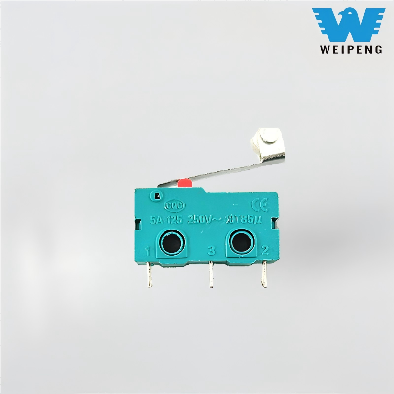 যোগাযোগ বোতাম 5A/125V 250V স্ট্রেইট হ্যান্ডেল থ্রি-পিন ভ্রমণ সীমা মাইক্রো সুইচ