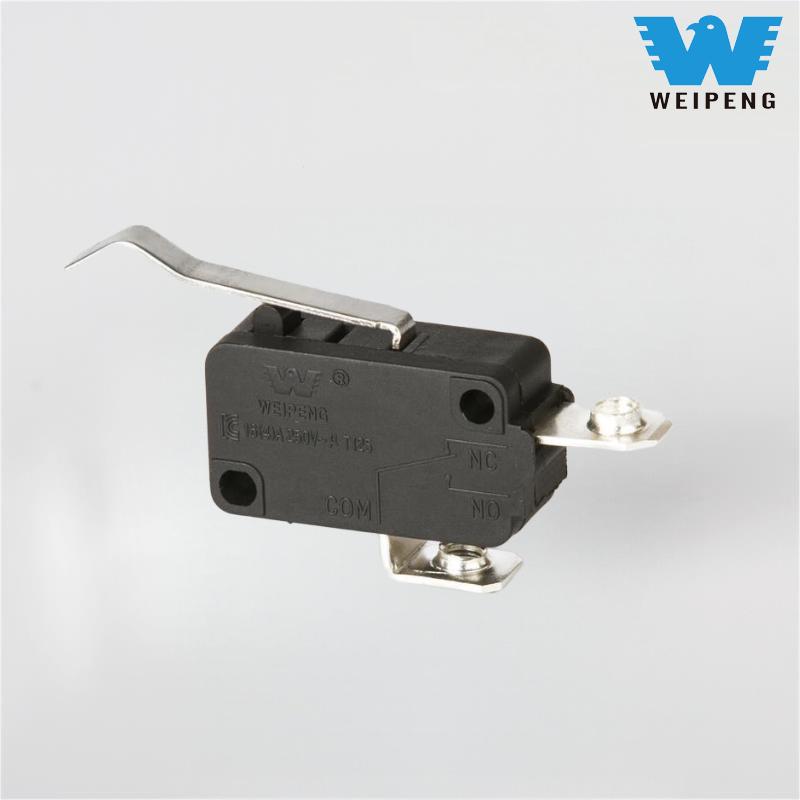 গৃহস্থালী যন্ত্রপাতির জন্য উচ্চ-কারেন্ট দুই-টার্মিনাল মাইক্রো সুইচ