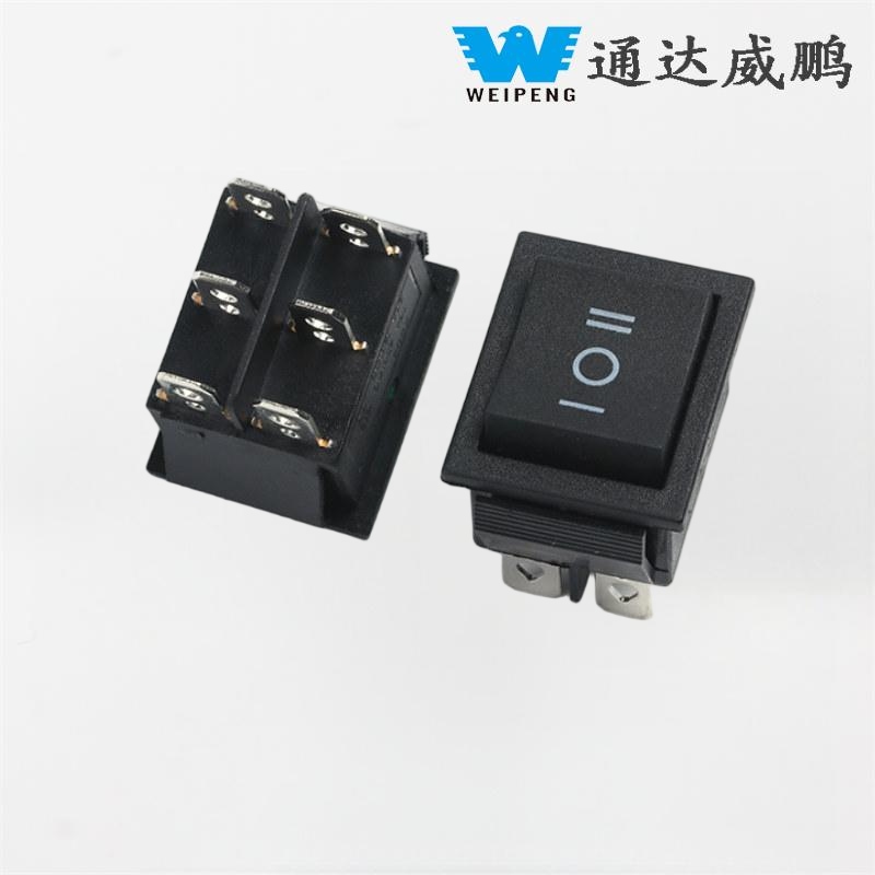 KCD4 রকার সুইচ 31*25mm সিলভার পরিচিতি 16A 250V