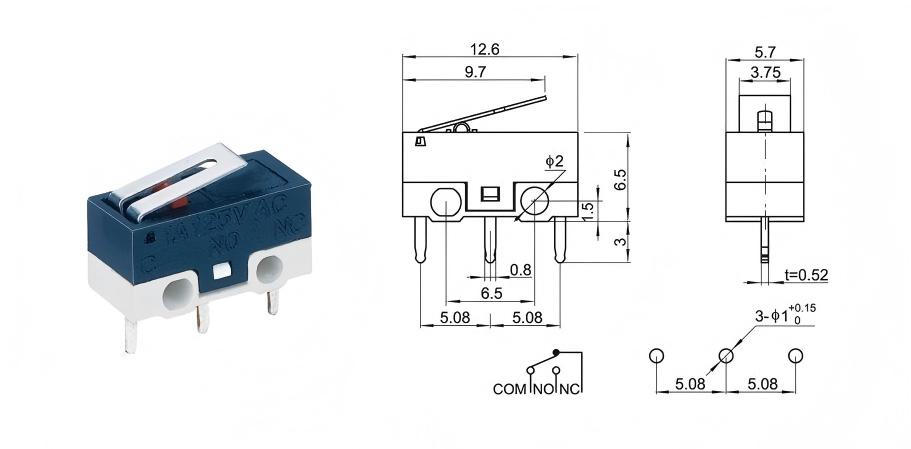 স্মার্ট ডোর লক মাউস সুইচ