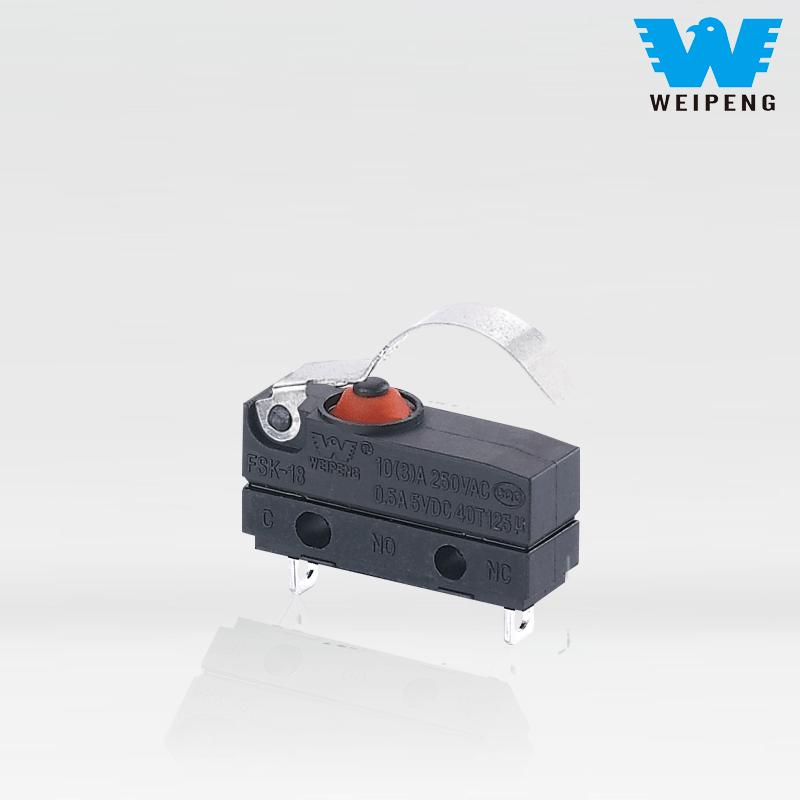 Weipeng 10A সাইড-এক্সিট IP67 কার সিট মাইক্রো সুইচ প্রস্তুতকারক