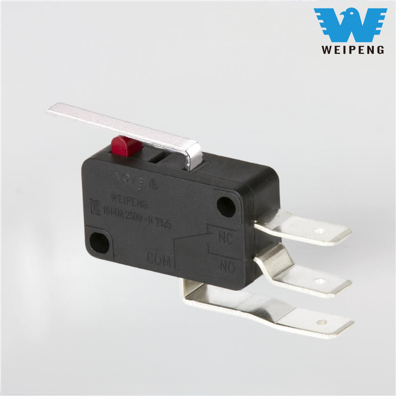 Weipeng 16A 250V ইলেকট্রনিক কম্পোনেন্ট লিভার মাইক্রো সুইচ